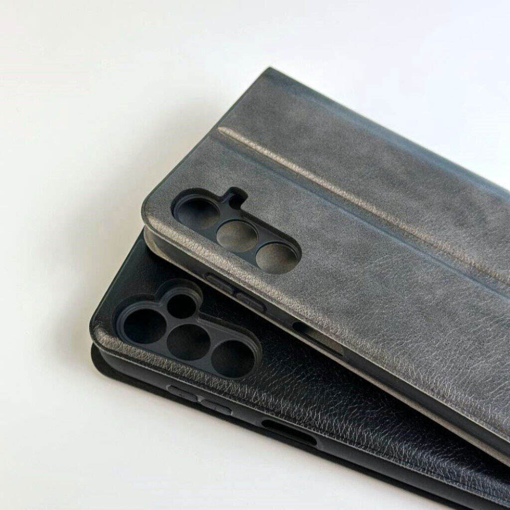 Чохол (книжка) Xiaomi Poco C85 / Redmi 15C, Mustang Matte Black, Чорний - № 5 Чохол (книжка) Xiaomi Poco C85 / Redmi 15C, Mustang Matte Black, Чорний - № 5