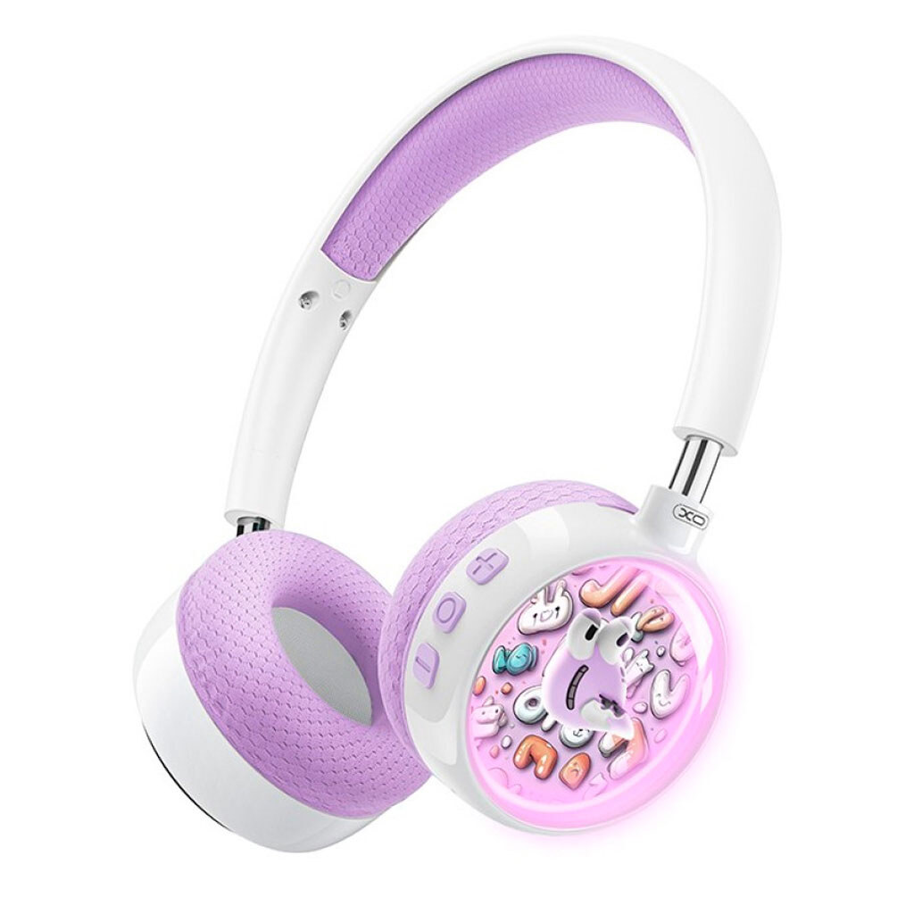 Bluetooth-гарнитура XO BE57 Colorful Elf Kids, Стерео, Сиреневый - № 1 Bluetooth-гарнитура XO BE57 Colorful Elf Kids, Стерео, Сиреневый - № 1