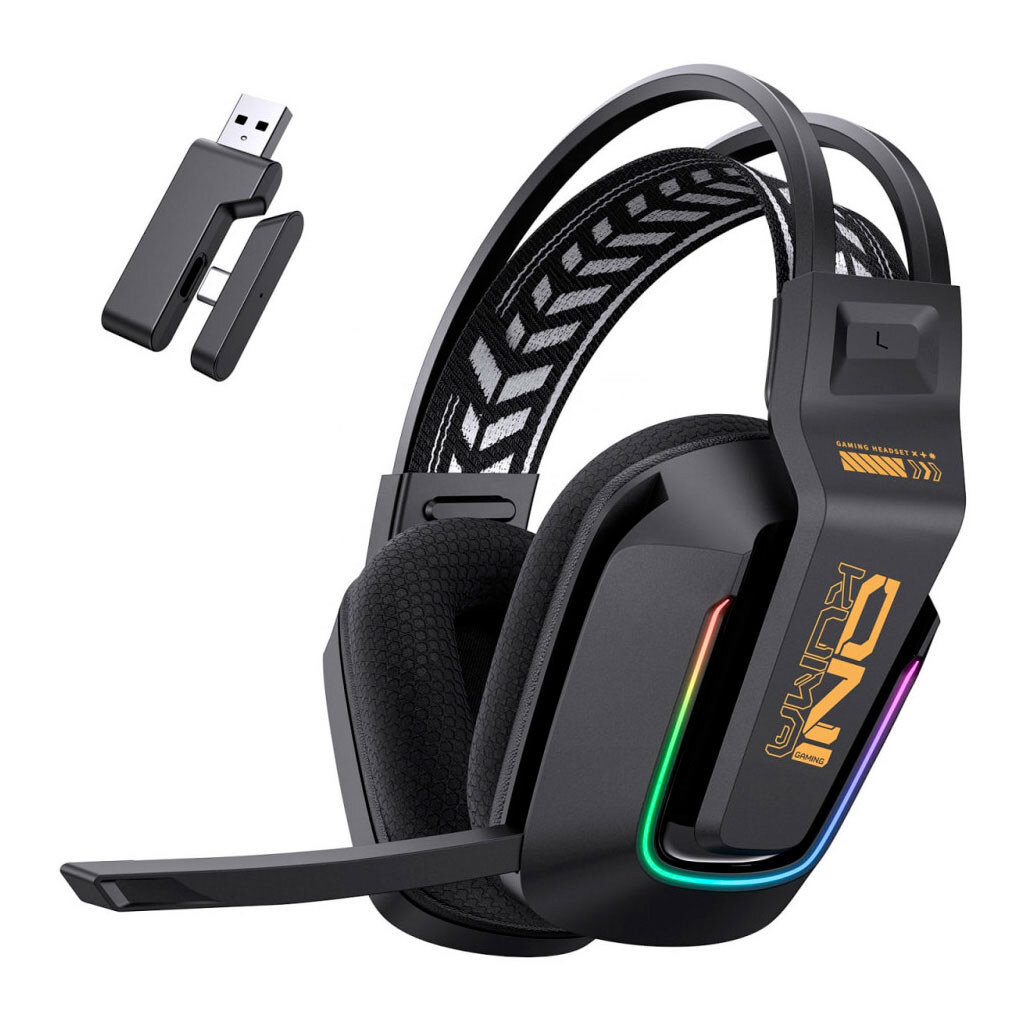 Bluetooth-гарнитура Onikuma GT828 Gaming, Стерео, Черный - № 1 Bluetooth-гарнитура Onikuma GT828 Gaming, Стерео, Черный - № 1