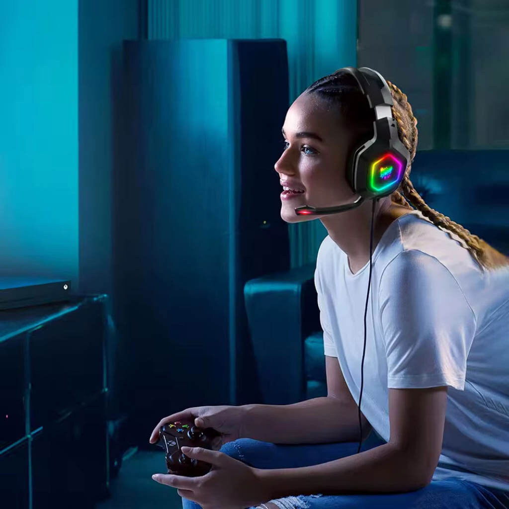 Bluetooth-гарнитура Onikuma K10, Стерео, Черный - № 9 Bluetooth-гарнитура Onikuma K10, Стерео, Черный - № 9