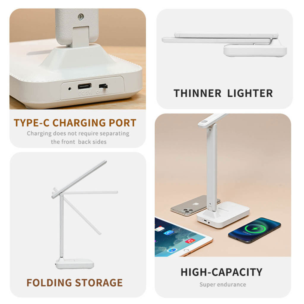 Настільна лампа BKL-L1, Білий - № 9 Настільна лампа BKL-L1, Білий - № 9
