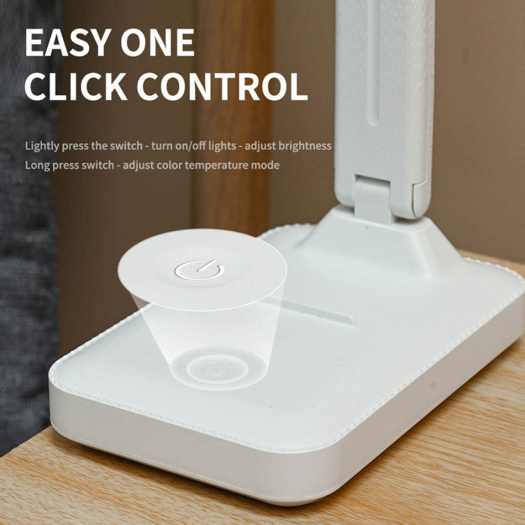 Настільна лампа BKL-L1, Білий - № 6 Настільна лампа BKL-L1, Білий - № 6