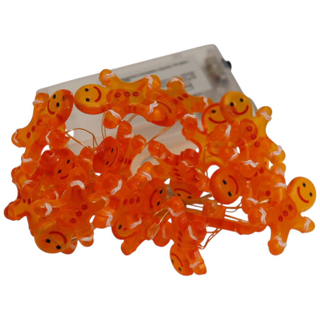 Гірлянда декоративна на батарейках Mirko Пряники 20 ламп - № 2 Гірлянда декоративна на батарейках Mirko Пряники 20 ламп - № 2