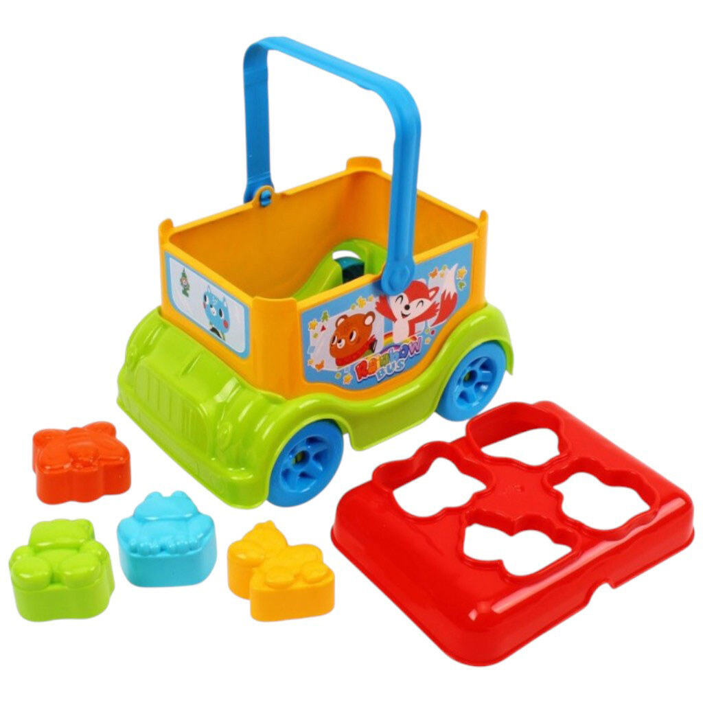 Іграшка-сортер дитяча пластикова "Автобус", Технок - № 3 Іграшка-сортер дитяча пластикова "Автобус", Технок - № 3
