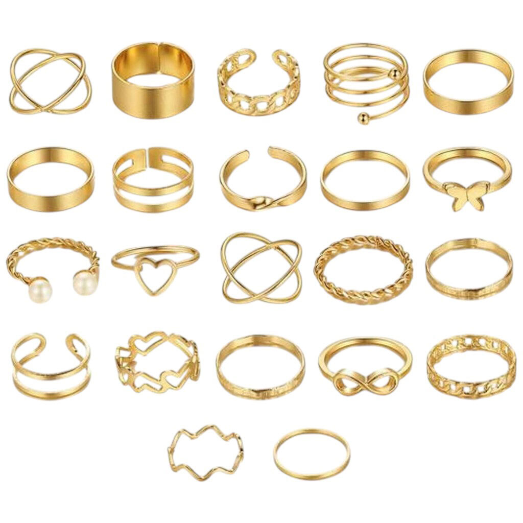 Набор женских колец - № 1 Набор женских колец - № 1