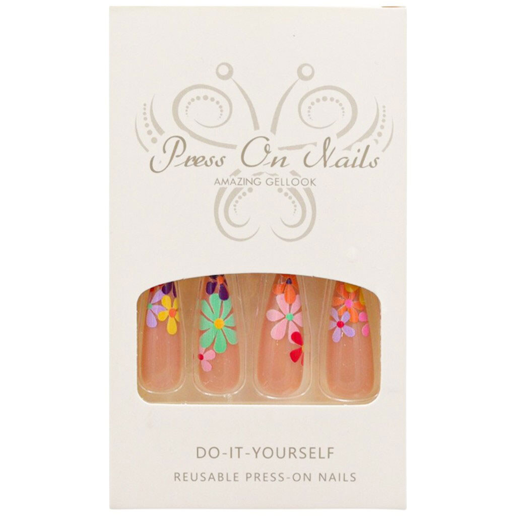 Набір нігтів накладних з дизайном - № 1 Набір нігтів накладних з дизайном - № 1