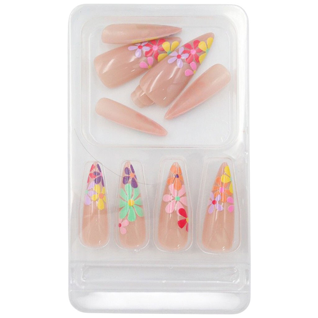 Набір нігтів накладних з дизайном - № 2 Набір нігтів накладних з дизайном - № 2