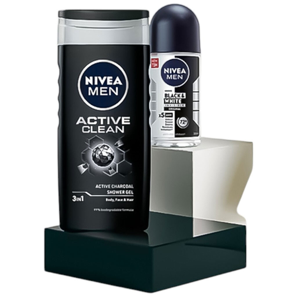 Набір подарунковий чоловічий NIVEA ACTIVE YOU: гель для душу, антиперспірант - № 3 Набір подарунковий чоловічий NIVEA ACTIVE YOU: гель для душу, антиперспірант - № 3
