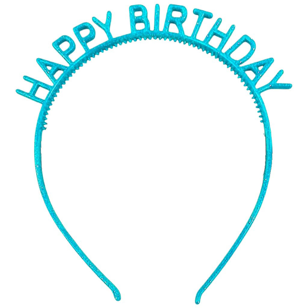 Обруч для волос с блестками Нappy Birthday - № 4 Обруч для волос с блестками Нappy Birthday - № 4