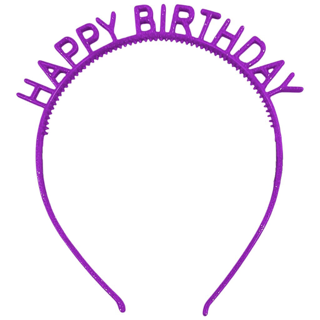 Обруч для волос с блестками Нappy Birthday - № 5 Обруч для волос с блестками Нappy Birthday - № 5