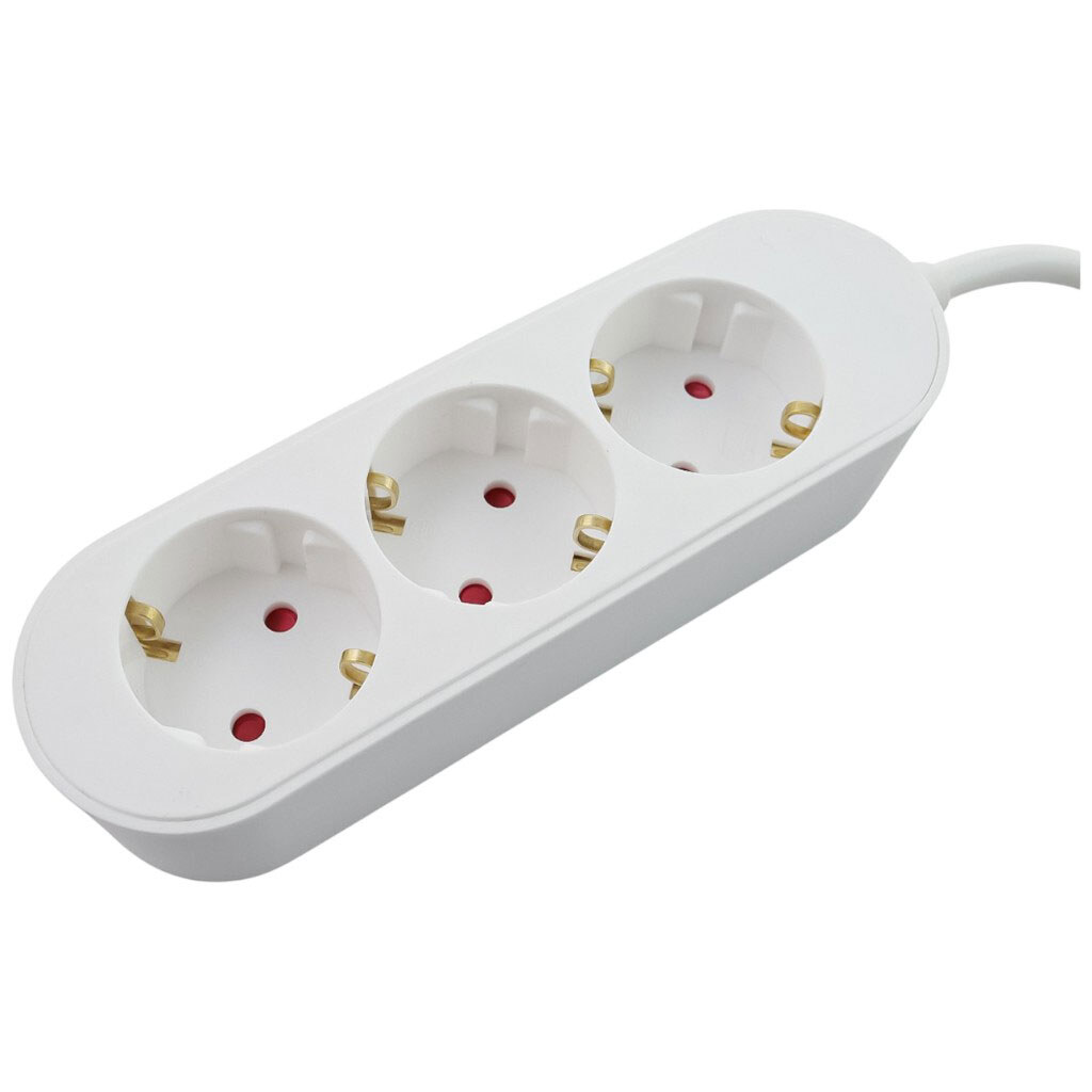 Удлинитель электрический с заземлением LUNO 3 розетки 5 м - № 2 Удлинитель электрический с заземлением LUNO 3 розетки 5 м - № 2