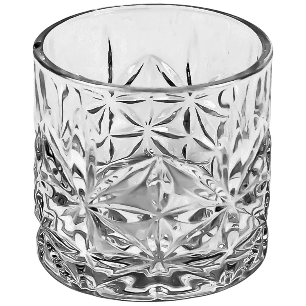 Стакан стеклянный цветной с резьбой 300 мл - № 2 Стакан стеклянный цветной с резьбой 300 мл - № 2