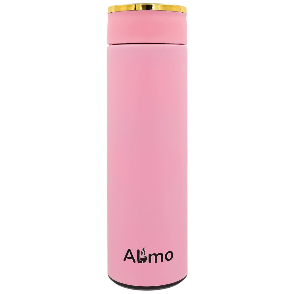 Термос металлический с температурным дисплеем Almo однотонный 450 мл. - № 1 Термос металлический с температурным дисплеем Almo однотонный 450 мл. - № 1