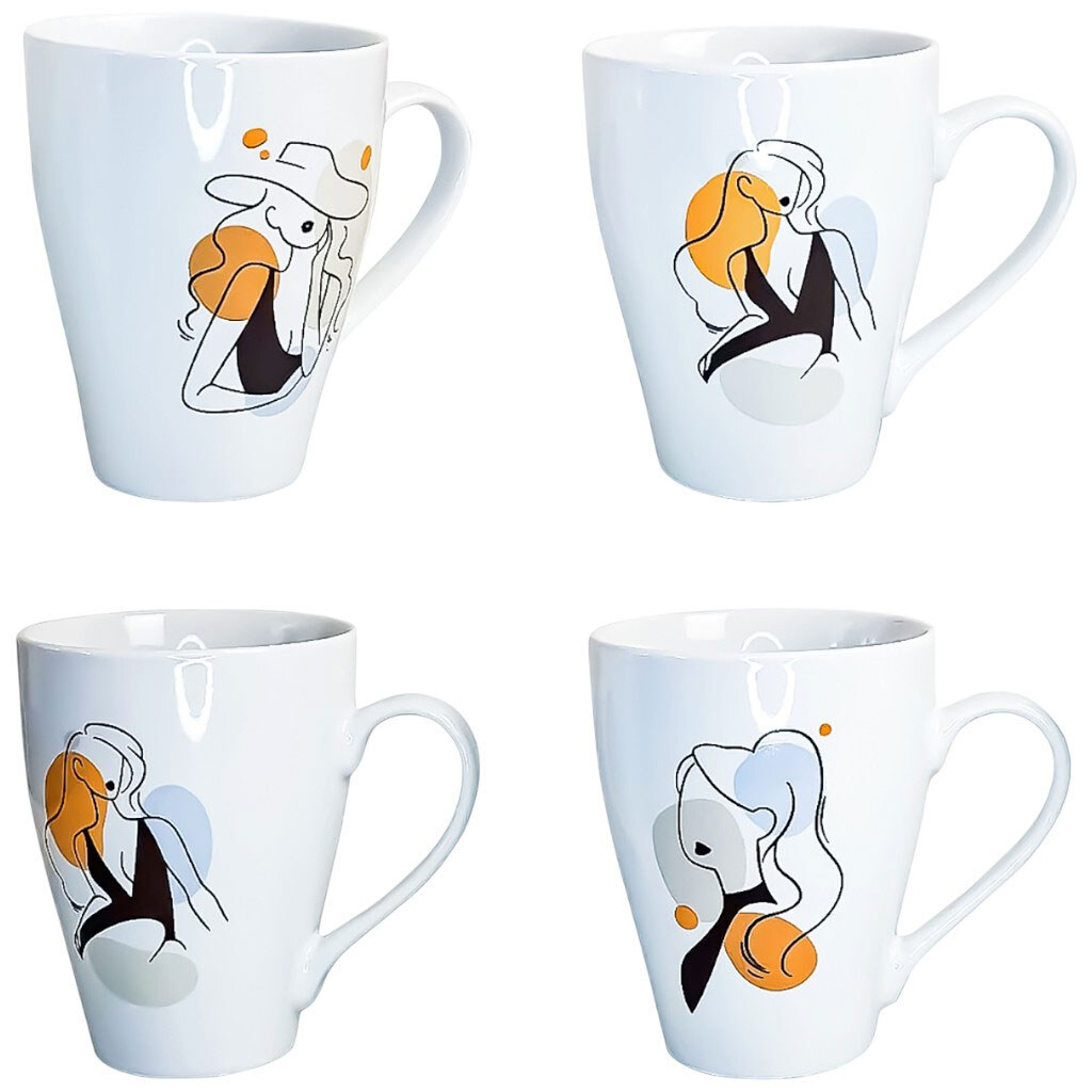 Чашка порцелянова Vittora Грація 290 мл - № 3 Чашка порцелянова Vittora Грація 290 мл - № 3