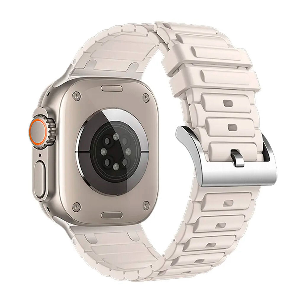 Ремінець Apple Watch 42 / Watch 44, Hoco iWatch WA35, Star Color, Білий - № 1 Ремінець Apple Watch 42 / Watch 44, Hoco iWatch WA35, Star Color, Білий - № 1