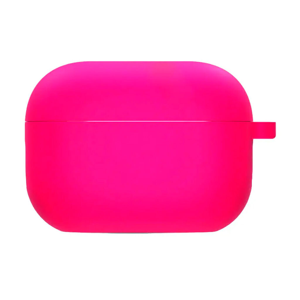 Чехол (накладка) Apple AirPods Pro 3, Silicone Classic Case, Barbie Pink, Розовый - № 1 Чехол (накладка) Apple AirPods Pro 3, Silicone Classic Case, Barbie Pink, Розовый - № 1