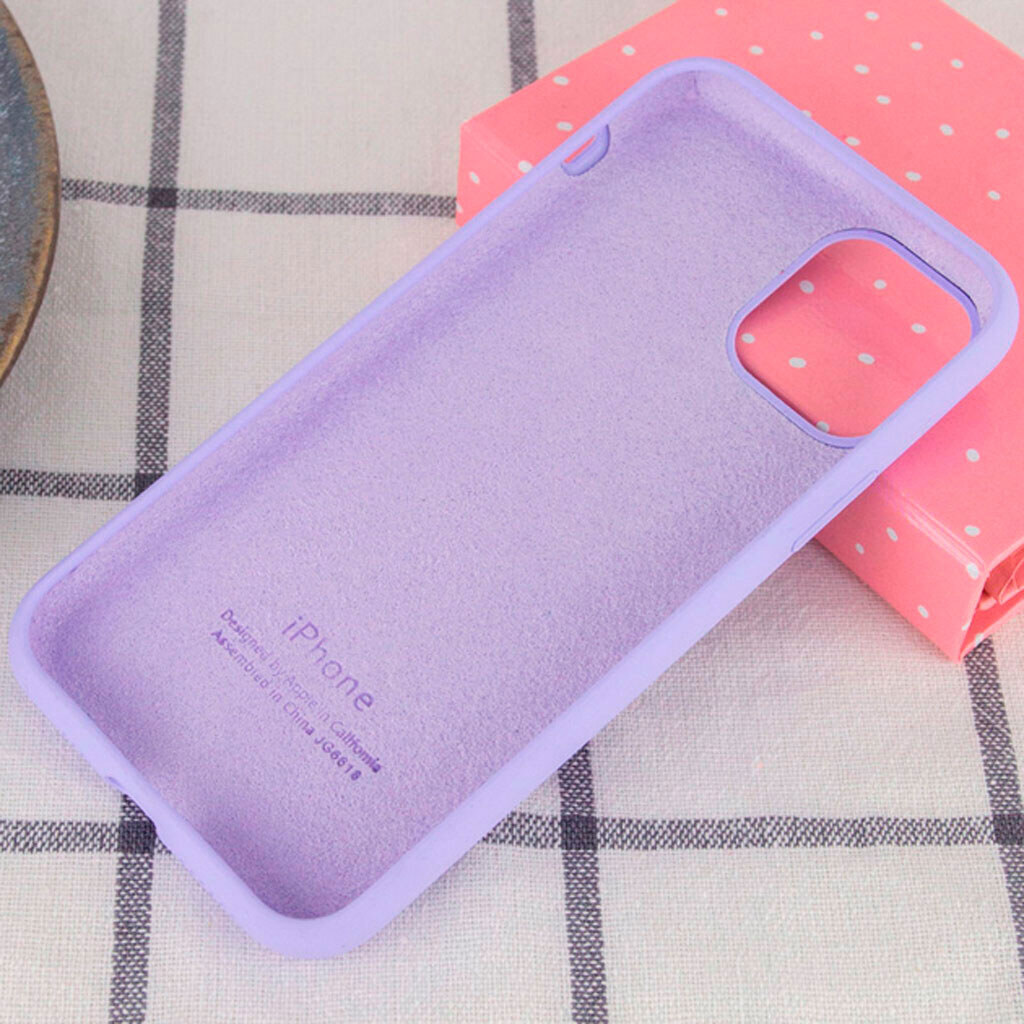 Чохол (накладка) Apple iPhone 17 Air, Original Soft Case, Dasheen, Бузковий - № 2 Чохол (накладка) Apple iPhone 17 Air, Original Soft Case, Dasheen, Бузковий - № 2