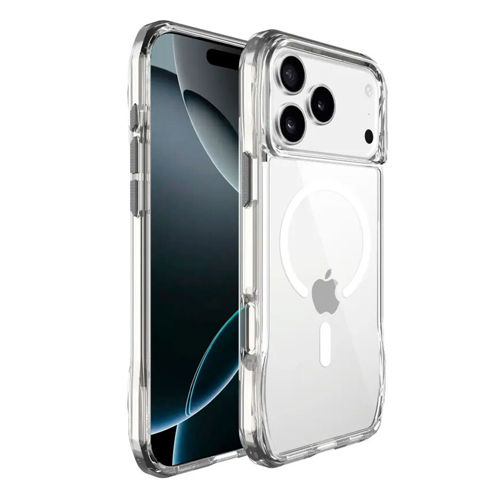 Чохол (накладка) Apple iPhone 17 Pro Max, Space Octagon, MagSafe, Прозорий - № 1 Чохол (накладка) Apple iPhone 17 Pro Max, Space Octagon, MagSafe, Прозорий - № 1