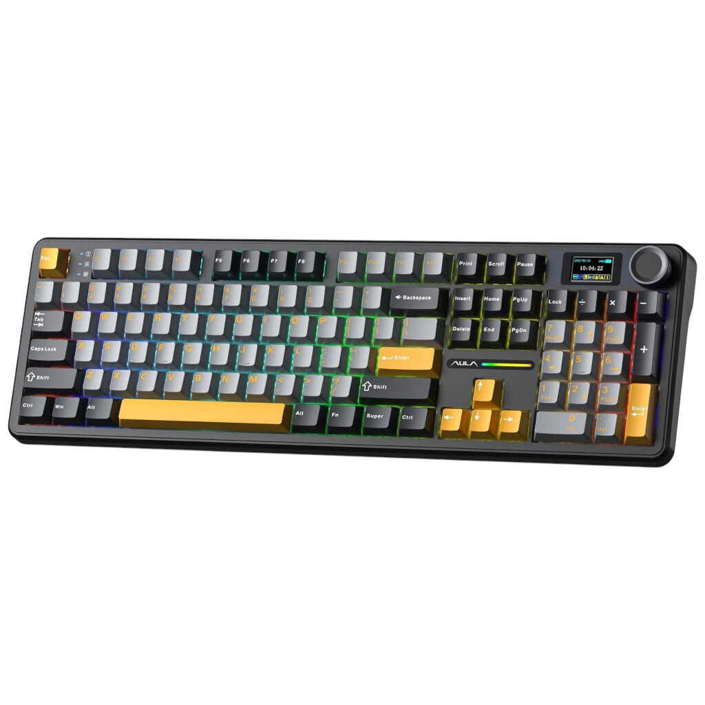 Клавіатура Aula F108 Pro, Чорний - № 2 Клавіатура Aula F108 Pro, Чорний - № 2