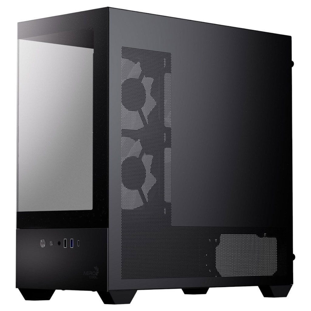 Корпус AeroCool P300D Digi-G-BK-v1, Чорний - № 3 Корпус AeroCool P300D Digi-G-BK-v1, Чорний - № 3