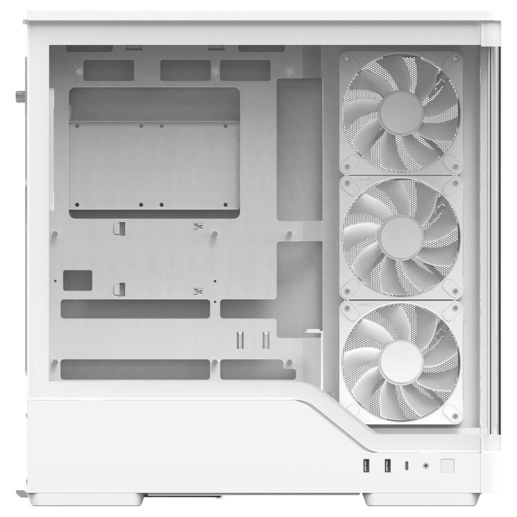 Корпус AeroCool P500A-WT-v1, Белый - № 5 Корпус AeroCool P500A-WT-v1, Белый - № 5