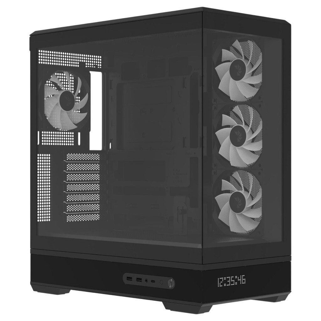 Корпус AeroCool P500B Digi-BK-v1, Черный - № 1 Корпус AeroCool P500B Digi-BK-v1, Черный - № 1