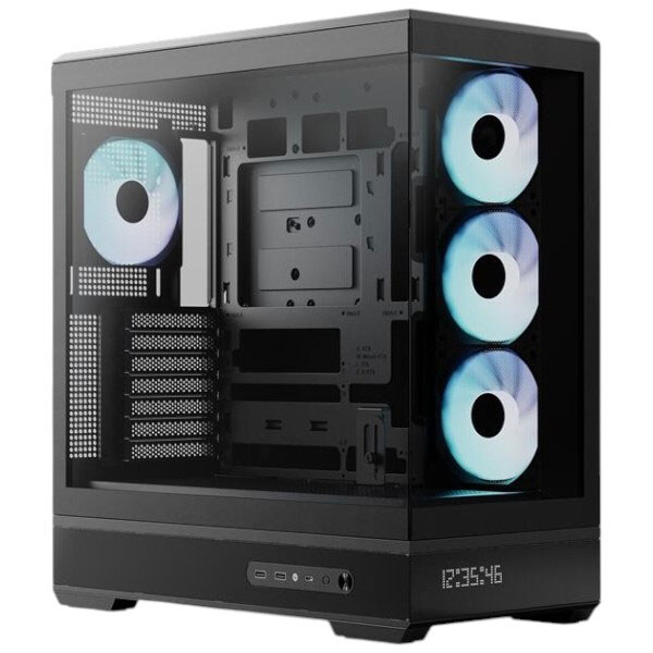 Корпус AeroCool P500B Digi-BK-v1, Черный - № 6 Корпус AeroCool P500B Digi-BK-v1, Черный - № 6