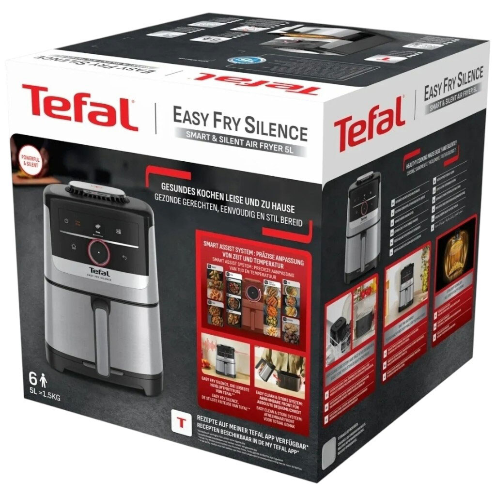 Мультипіч Tefal Easy Fry Silence Smart EY572DE1, Чорний - № 5 Мультипіч Tefal Easy Fry Silence Smart EY572DE1, Чорний - № 5