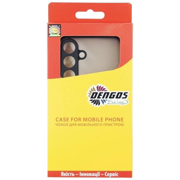 Чехол (накладка) Samsung Galaxy S25 FE, Dengos Matt, Черный - № 2 Чехол (накладка) Samsung Galaxy S25 FE, Dengos Matt, Черный - № 2