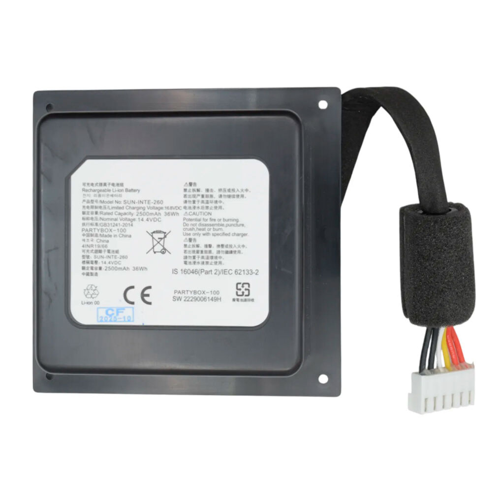 Акумулятор до портативної колонки JBL PartyBox 100, SUN-INTE-260, Original - № 1 Акумулятор до портативної колонки JBL PartyBox 100, SUN-INTE-260, Original - № 1