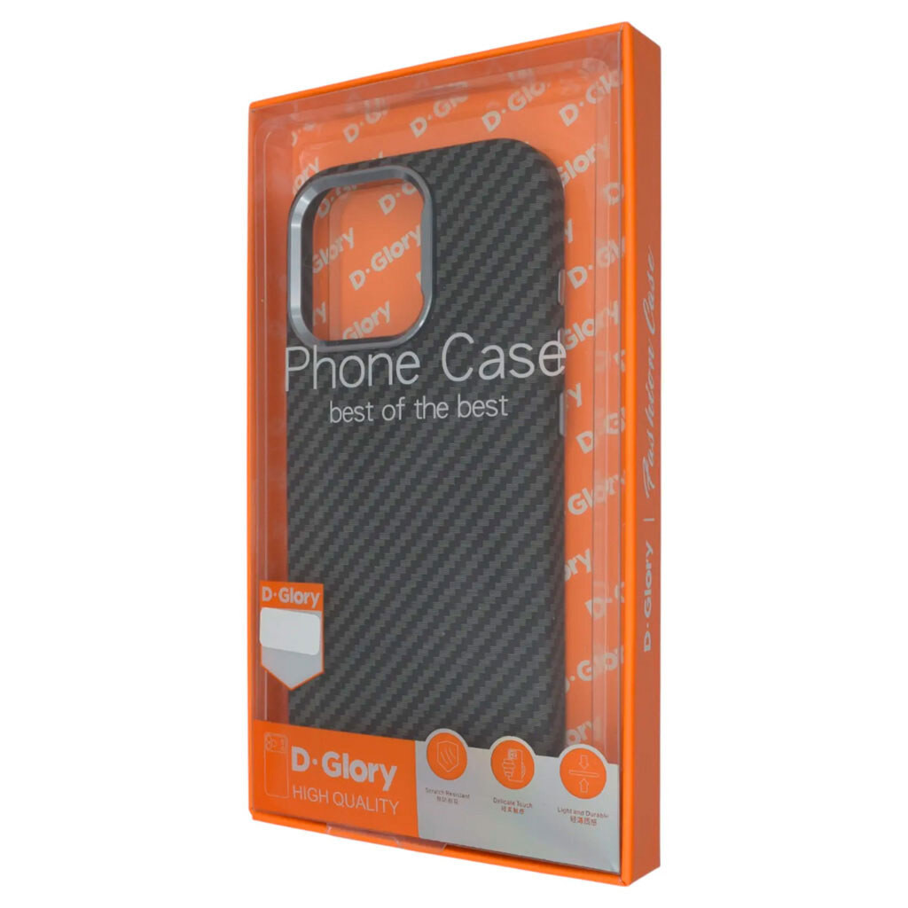 Чохол (накладка) Apple iPhone 11, D-Glory Ultra Slim, Carbon, MagSafe, Чорний - № 3 Чохол (накладка) Apple iPhone 11, D-Glory Ultra Slim, Carbon, MagSafe, Чорний - № 3
