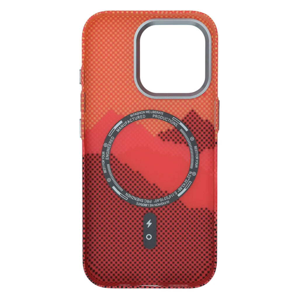 Чохол (накладка) Apple iPhone 14 Pro Max, D-Glory Ultra Slim, Orange Mountain, MagSafe, Помаранчевий - № 2 Чохол (накладка) Apple iPhone 14 Pro Max, D-Glory Ultra Slim, Orange Mountain, MagSafe, Помаранчевий - № 2