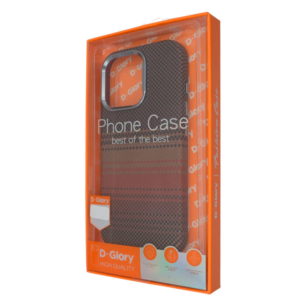 Чохол (накладка) Apple iPhone 16 Pro Max, D-Glory Ultra Slim, MagSafe, Помаранчевий - № 3 Чохол (накладка) Apple iPhone 16 Pro Max, D-Glory Ultra Slim, MagSafe, Помаранчевий - № 3