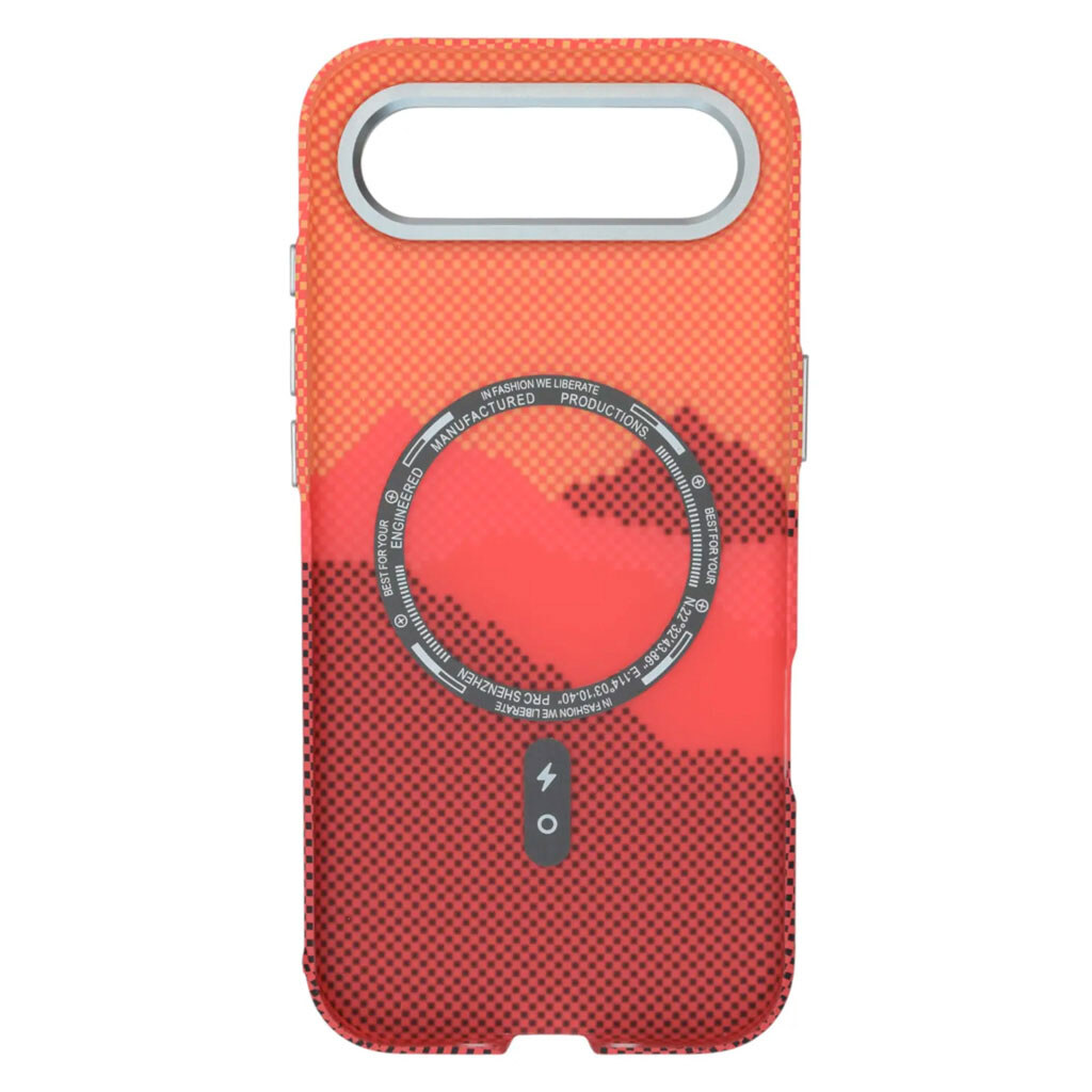 Чохол (накладка) Apple iPhone 17 Air, D-Glory Ultra Slim, Orange Mountain, MagSafe, Помаранчевий - № 2 Чохол (накладка) Apple iPhone 17 Air, D-Glory Ultra Slim, Orange Mountain, MagSafe, Помаранчевий - № 2