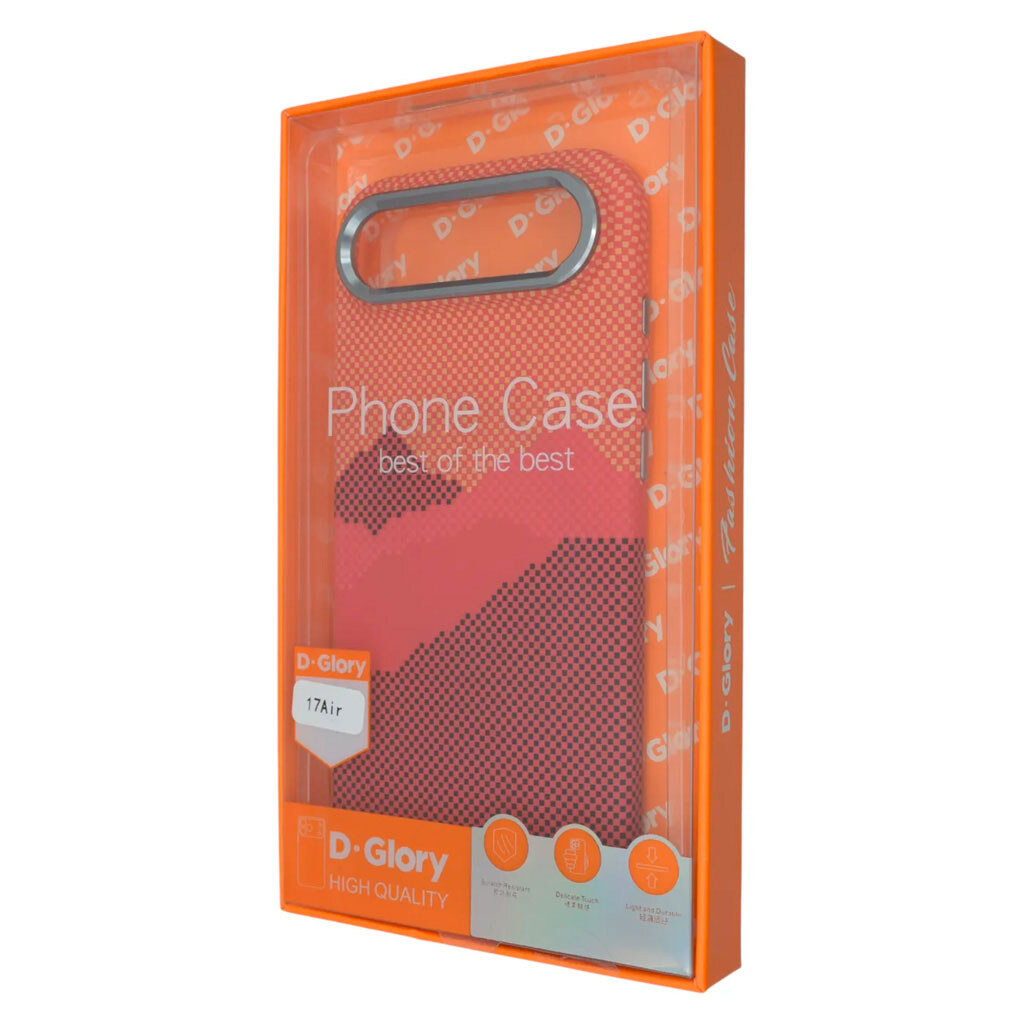 Чохол (накладка) Apple iPhone 17 Air, D-Glory Ultra Slim, Orange Mountain, MagSafe, Помаранчевий - № 3 Чохол (накладка) Apple iPhone 17 Air, D-Glory Ultra Slim, Orange Mountain, MagSafe, Помаранчевий - № 3