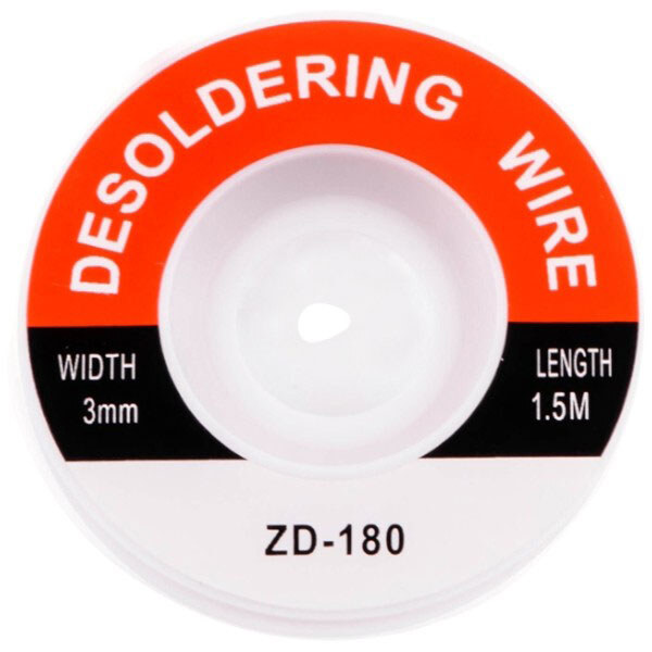 Впитывающая лента для очистки от припоя ZD-180, 3.0 мм. - № 1 Впитывающая лента для очистки от припоя ZD-180, 3.0 мм. - № 1