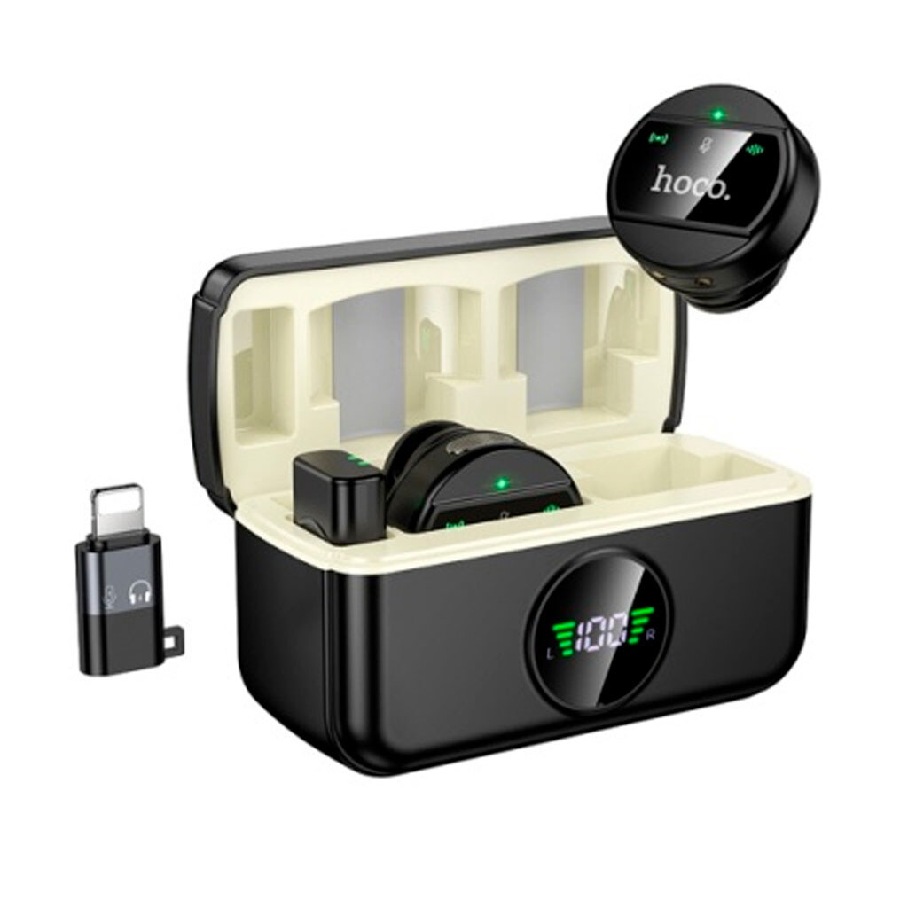 Микрофон петличный Hoco L22, Черный - № 1 Микрофон петличный Hoco L22, Черный - № 1