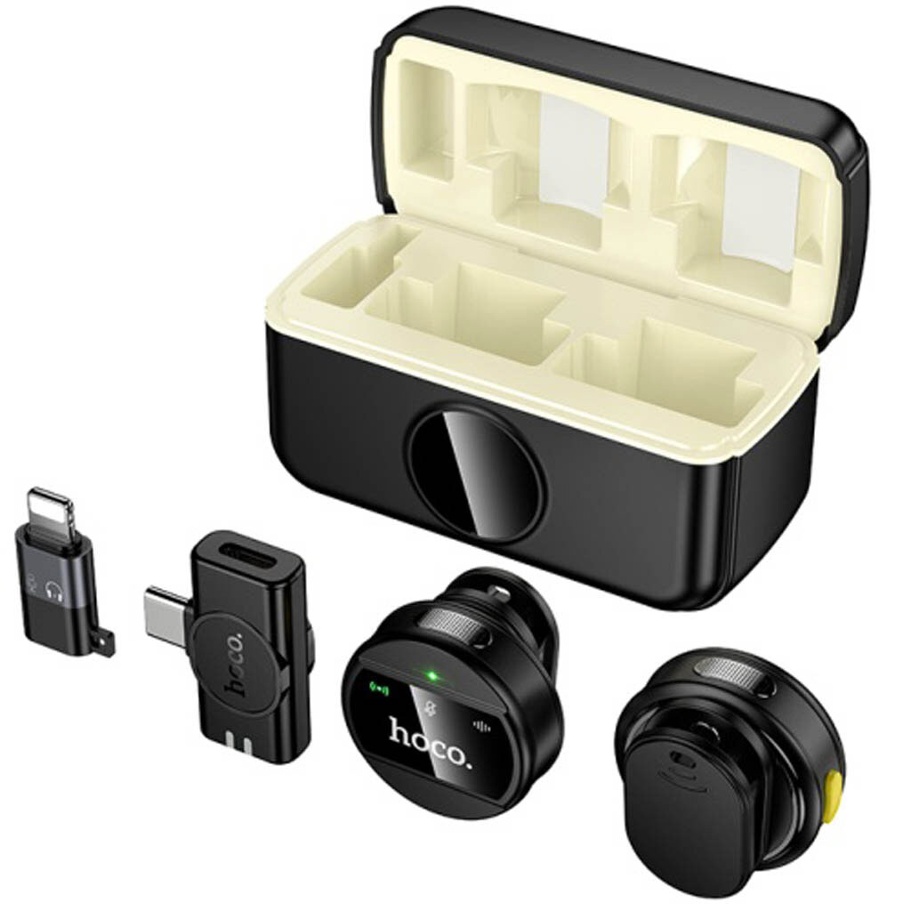 Микрофон петличный Hoco L22, Черный - № 2 Микрофон петличный Hoco L22, Черный - № 2