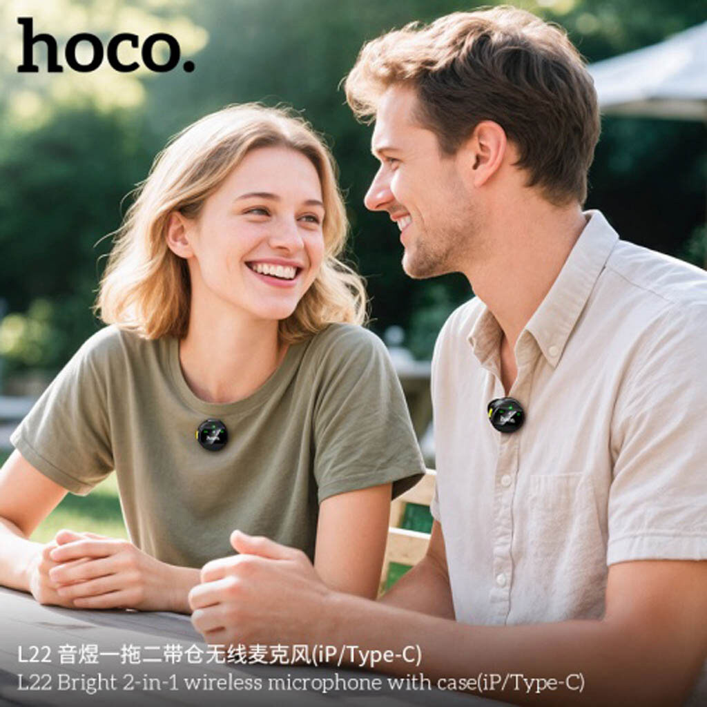 Микрофон петличный Hoco L22, Черный - № 6 Микрофон петличный Hoco L22, Черный - № 6