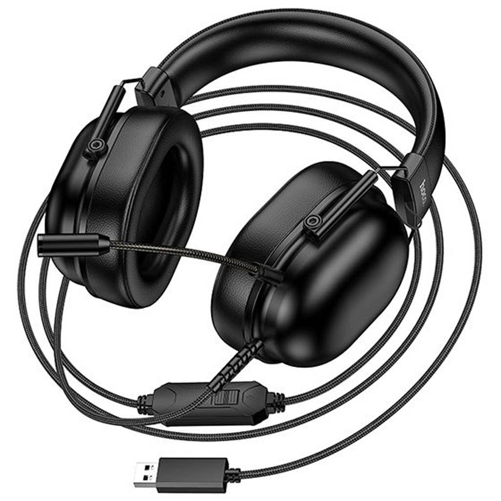 Наушники Hoco W113, С микрофоном, Черный - № 3 Наушники Hoco W113, С микрофоном, Черный - № 3
