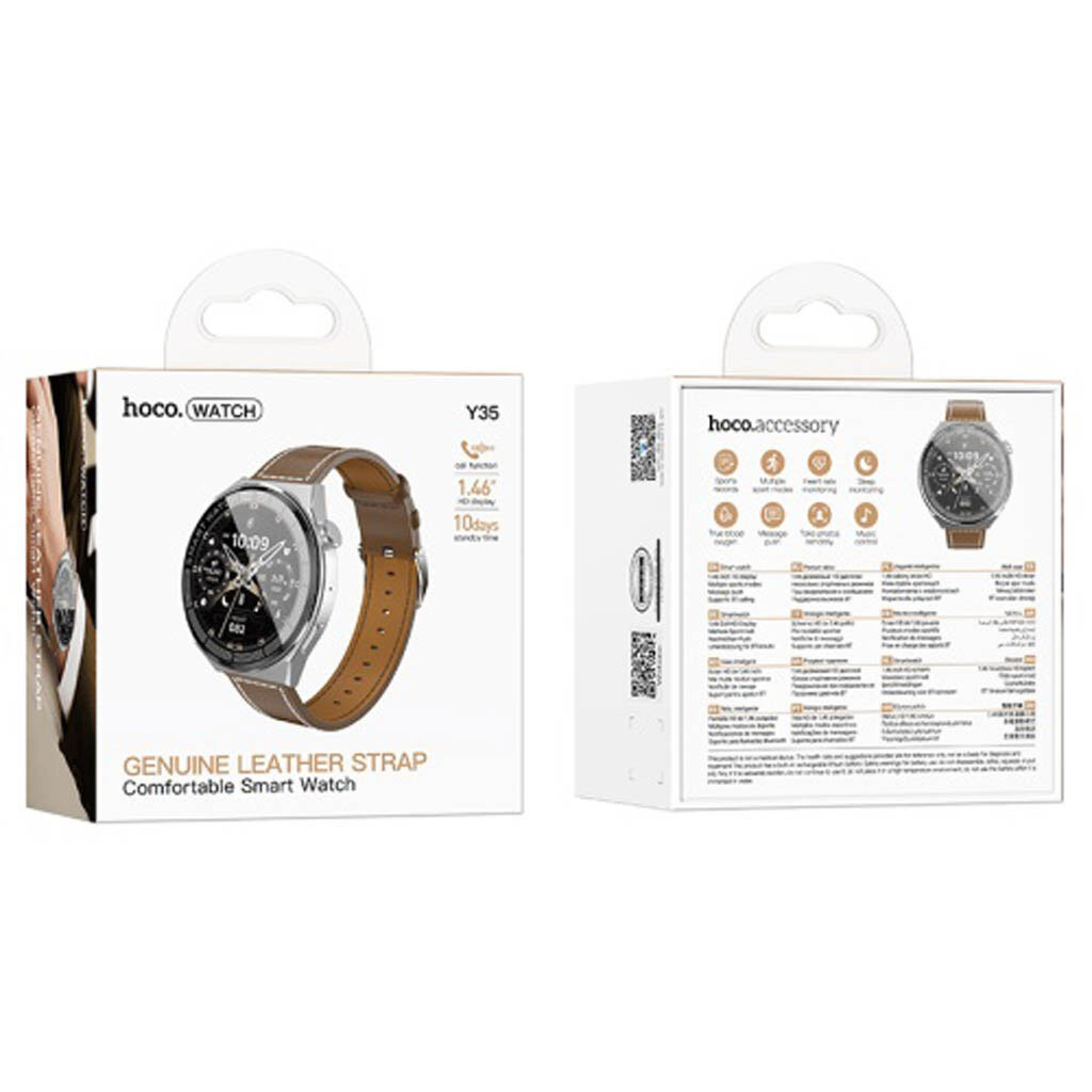 Умные часы Hoco Y35, Серебряный - № 6 Умные часы Hoco Y35, Серебряный - № 6