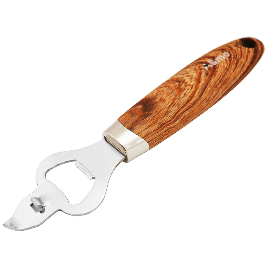Відкривачка для пляшок з пластиковою ручкою Almo Wooden - № 2 Відкривачка для пляшок з пластиковою ручкою Almo Wooden - № 2