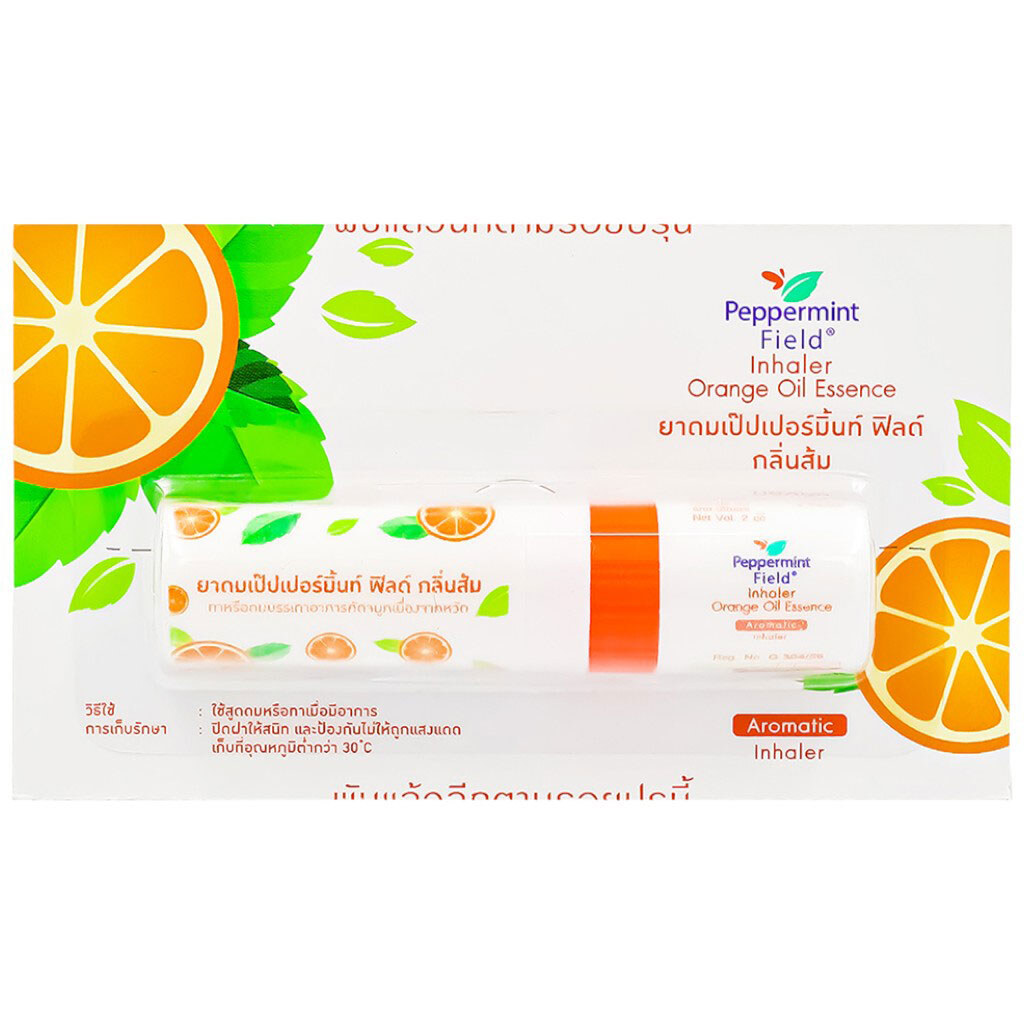 Засіб для інгаляції ароматичний Peppermint Field Orange Oil, 2 мл - № 1 Засіб для інгаляції ароматичний Peppermint Field Orange Oil, 2 мл - № 1