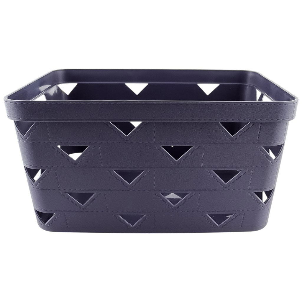 Кошик для зберігання дрібниць пластиковий прямокутний без кришки - № 1 Кошик для зберігання дрібниць пластиковий прямокутний без кришки - № 1