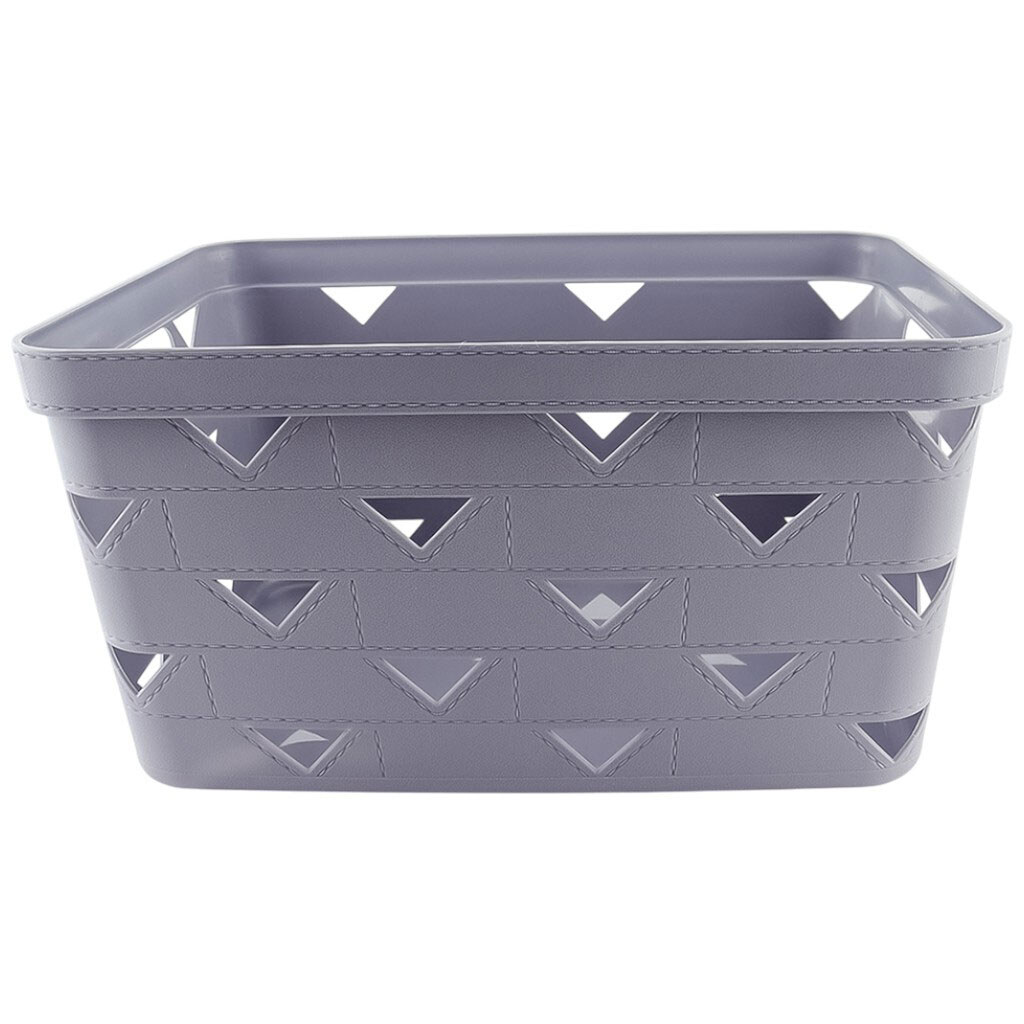 Кошик для зберігання дрібниць пластиковий прямокутний без кришки - № 5 Кошик для зберігання дрібниць пластиковий прямокутний без кришки - № 5