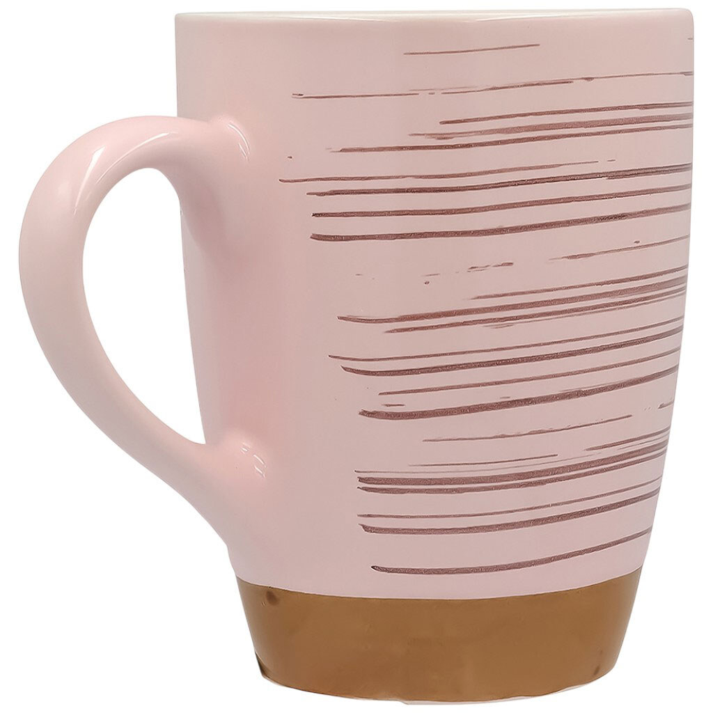 Кухоль порцеляновий Grazie Смуги мікс, 340 мл - № 2 Кухоль порцеляновий Grazie Смуги мікс, 340 мл - № 2