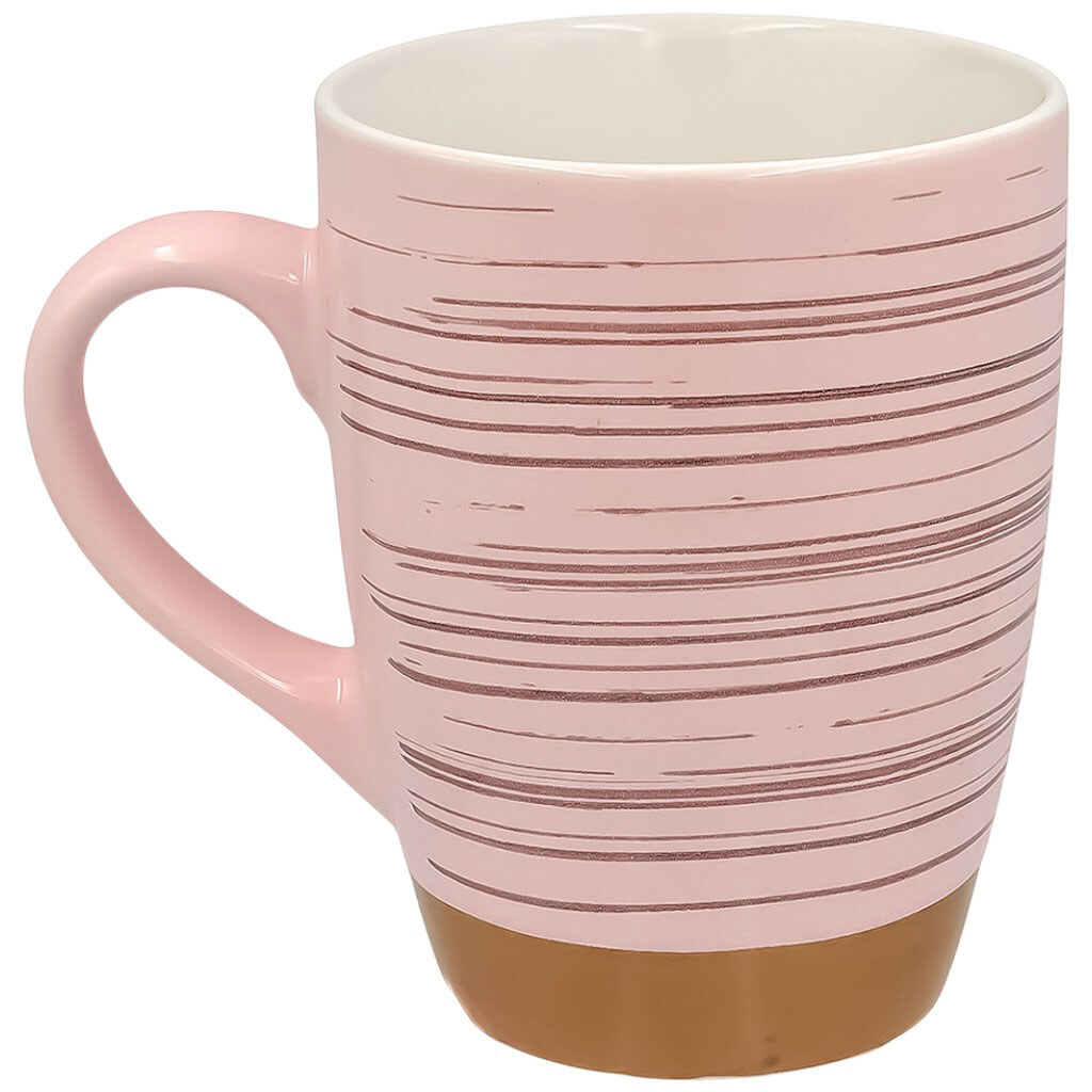 Кухоль порцеляновий Grazie Смуги мікс, 340 мл - № 3 Кухоль порцеляновий Grazie Смуги мікс, 340 мл - № 3