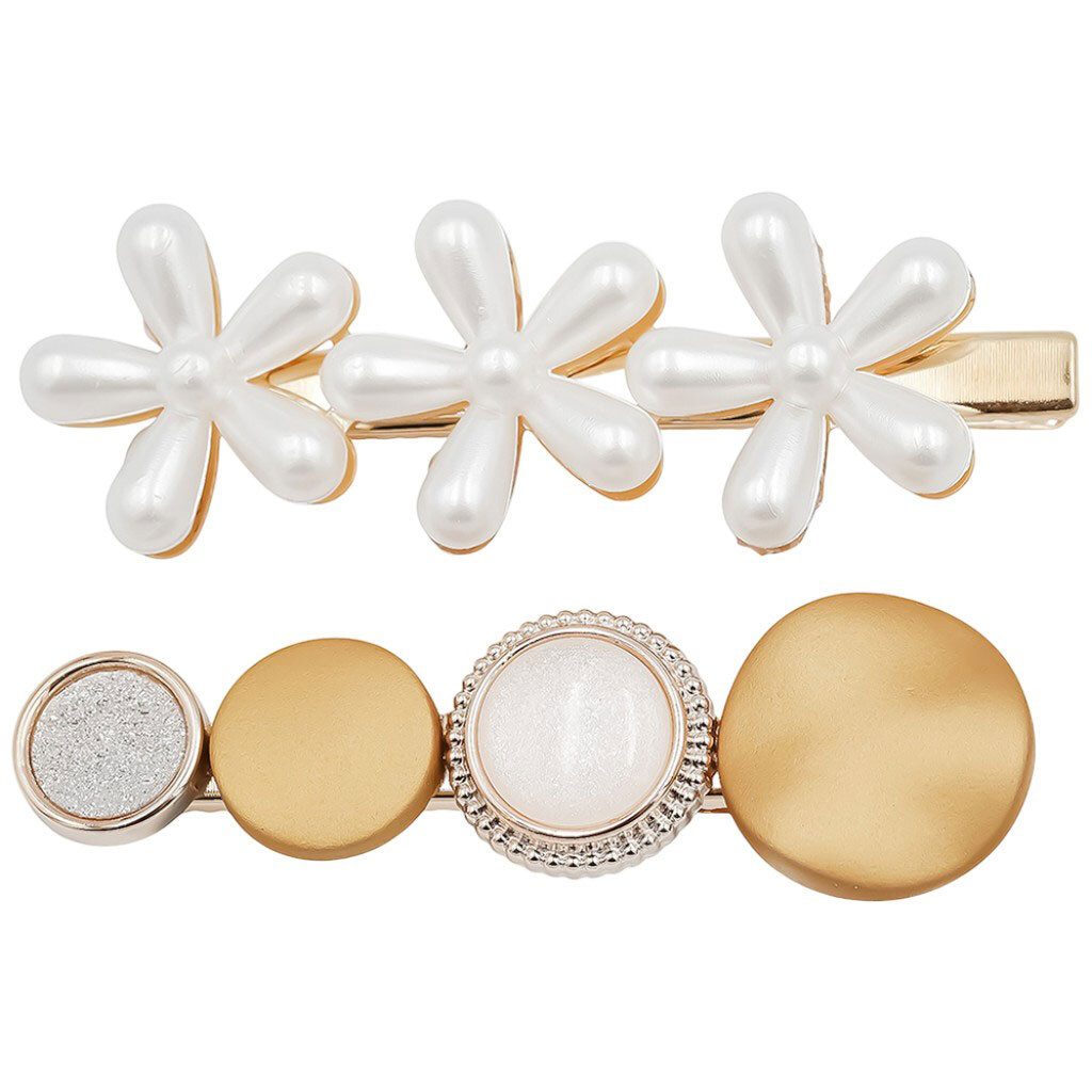 Набор заколок для волос с декором Lovit, 2 шт. - № 1 Набор заколок для волос с декором Lovit, 2 шт. - № 1