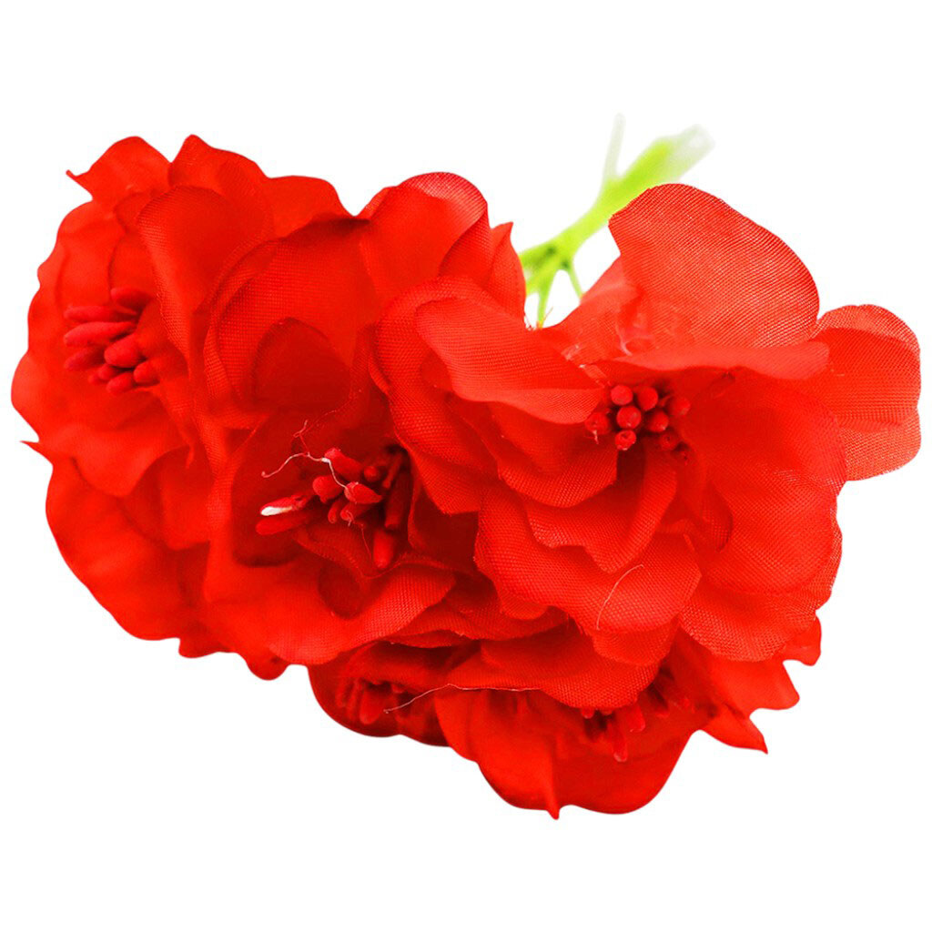 Набор цветов для рукоделия в ассортименте, 6 шт. - № 2 Набор цветов для рукоделия в ассортименте, 6 шт. - № 2