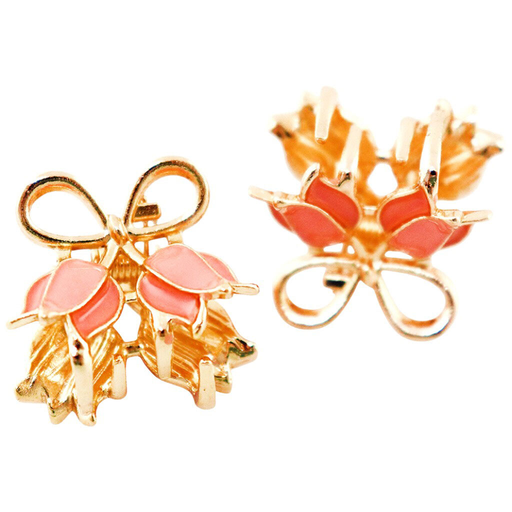 Набір крабів для волосся металевих "Квіти", 2 шт - № 2 Набір крабів для волосся металевих "Квіти", 2 шт - № 2